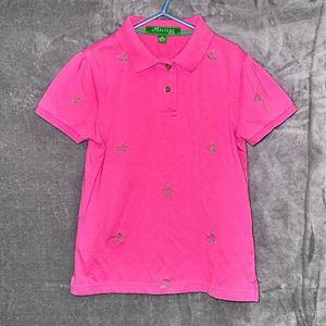 Pink Masters Golf Shirt
